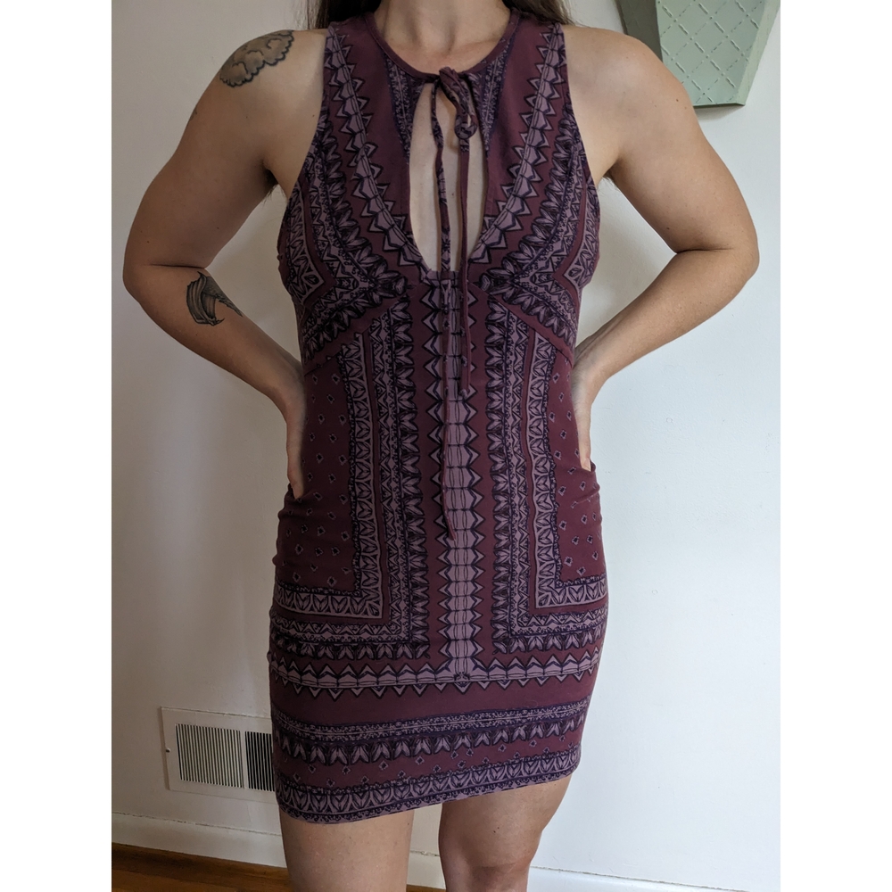 Free People Purple Bodycon Dress